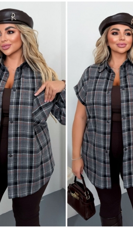 LIA26808 Flaneļa krekls/veste