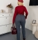 LIA26661 Velveta bikses ar kabatām