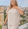 LIA24460 Divdaļīgs muslīna kostīms ar šortiem