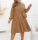 LIA14896 Velveta kleita ar kabatām