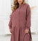 LIA14899 Velveta kleita ar kabatām
