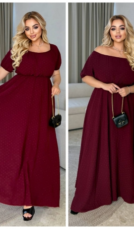 LIA24609 Maxi garuma kleita