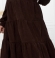 LIA14939 Velveta kleita ar volāniem