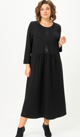 LIA21452 Viskozes kleita ar kabatām 
