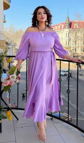 LIA23284 Ceriņkrāsas kleita