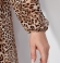 LIA15905 Leopardraksta šifona kleita 