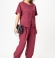 LIA23343 Bordo divdaļīgs kostīms