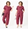LIA23343 Bordo divdaļīgs kostīms