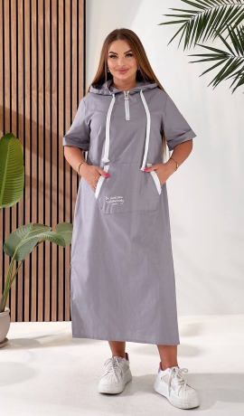 LIA18518 Lina kleita ar kabatām