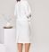 LIA10040 Balta kostīmu imitējoša kleita