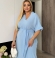 LIA22025 Gaiši zila kleita
