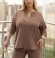 LIA24066 Divdaļīgs lina kostīms