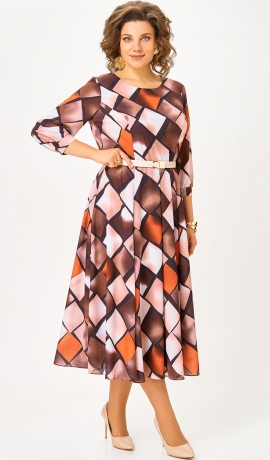 LIA22054 Raiba raksta kleita 
