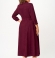 LIA22047 Velveta kleita ar kabatām 