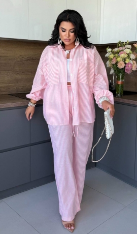 LIA25128 Divdaļīgs lina kostīms