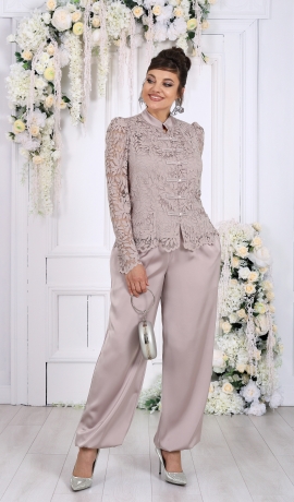LIA25147 Elegants divu audumu kostīms