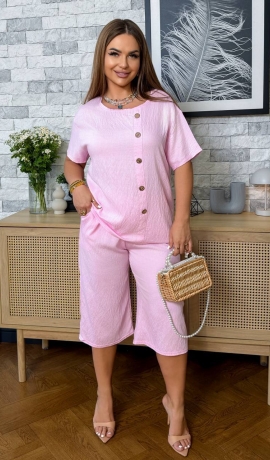 LIA24790 Divdaļīgs lina kostīms