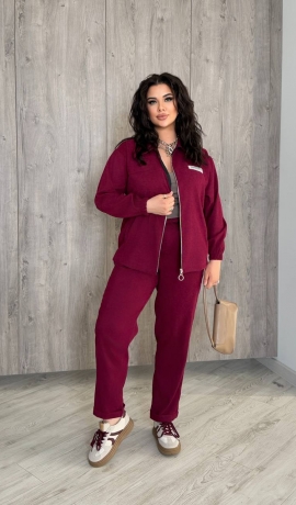 LIA25195 Divdaļīgs velveta kostīms