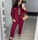 LIA25195 Divdaļīgs velveta kostīms