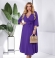 LIA13623 Violeta pārliekama kleita 