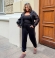 LIA19239 Divdaļīgs samta kostīms ar mežģīni