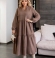LIA20653 Velveta kleita ar volāniem