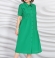 LIA11990 Zaļa kokvilnas kleita