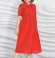 LIA11991 Sarkana kokvilnas kleita