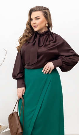 LIA23429 Zīdauduma blūze