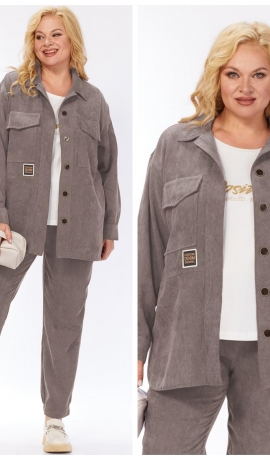 LIA25229 Velveta trīsdaļīgs kostīms 