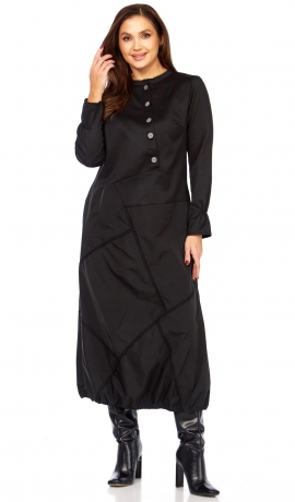 LIA20919 Melna gara kleita 