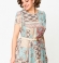 LIA12268 Midi garums kleita ar jostu  