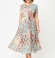 LIA12268 Midi garums kleita ar jostu  