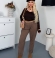 LIA26660 Velveta bikses ar kabatām