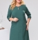 LIA9844 Zaļa kleita ar kabatām